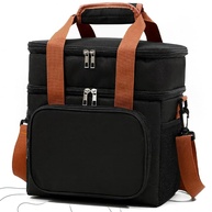 preta-lancheira-de-14l-ideal-ombro-com-termica-e-marmita-a-dobravel-alca-para-academia-bolsa-a