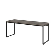Mesa Dínima Diretor 180x60cm em Carvalho Dark com Estrutura Preta - Moderna e Resistente - imagem 3