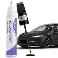 Tinta de Reparo para Arranhões Tesla - 0.4 Fl Oz - Caneta de Pintura Preta Acrílica para Model Y/3/X/S - imagem 2