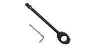 Antena Corta Linha Pipa Moto Preta Guidão Inox - Segurança Essencial para Motoboys - imagem 2