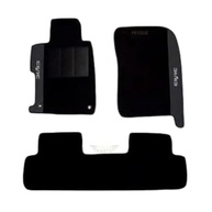 Tapete de Carpete Premium para Honda New Civic G9 (2013-2016) - 3 Peças Pretas - imagem 3