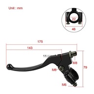 Alavancas de Freio e Embreagem Pretas 7/8" para Honda XR/CRF 50-125cc e Pit Bikes - imagem 3