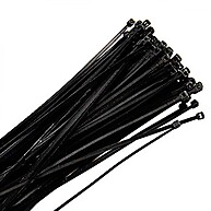 Abraçadeira de Nylon 7,6mm x 35cm – 100 Peças Pretas - imagem 2