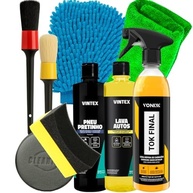 Kit Completo Higienização Vonixx e Vintex: Pneu Pretinho, Lava Autos e Acessórios Premium - imagem 2