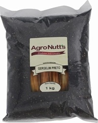 Gergelim Preto Nacional 1Kg Agronutts - imagem 1