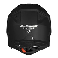Capacete LS2 MX 702 Pioneer 2 Monocolor Preto Fosco - Aventura e Segurança para Você! - imagem 5