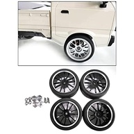 Kit 4 Pneus e Aro 4.1/10 Preto Alto Desempenho para seu RC - imagem 5