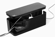Bluelounge CableBox Preto (Pacote com 2): Organize seus Cabos com Estilo! - imagem 3
