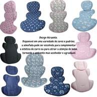 Almofada Conforto Premium para Carrinho, Bebê Conforto e Cadeirinha - Preto - imagem 5