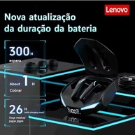 Fone de Ouvido GM2 PRO MAX 2025: Bluetooth 5.4, LED, Som 360° e ANC - Preto - imagem 4