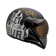 Capacete Peels F21 Burn Preto Fosco: Estilo, Segurança e Conforto para Sua Moto! - imagem 1