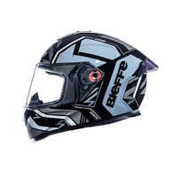 Capacete Bieffe B12 Phantom Preto e Prata: Segurança e Estilo para Sua Pilotagem - imagem 1