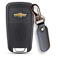 Chave Canivete Chevrolet Astra/Vectra 3 Botões + Chaveiro Preto - imagem 1