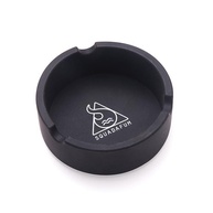 Cinzeiro de Silicone Squadafum: Resistente, Estiloso e Indestrutível | Preto Redondo Pequeno - imagem 1