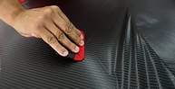 Vinil Adesivo Fibra de Carbono 3D Preto 2m x 60cm - Tuning e Personalização Automotiva - imagem 3