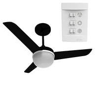 Ventilador de Teto Aliseu Alisclean Preto 90cm com Controle de Parede 127V - imagem 2