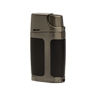 Isqueiro Xikar Elemento ELX Preto com Metal: Chama Dupla e Design Ergonômico - imagem 2