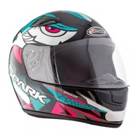 Capacete EBF Spark Dragon Preto e Tiffany - Segurança e Estilo para Sua Aventura - imagem 4