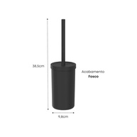 Escova Sanitária Preto Linha Bold - Design Elegante e Limpeza Eficiente - imagem 3