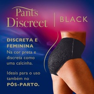 Tena Pants Discreet: Proteção e Discreção em Preto - imagem 2
