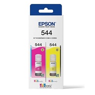Kit de Garrafas de Tinta Original Epson EcoTank T544 - Magenta, Amarelo, Ciano, Preto - imagem 2