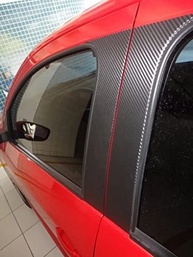 Vinil Adesivo Fibra de Carbono Preto 1m x 30cm: Renove e Proteja com Estilo! - imagem 3