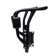 Protetor de Carenagem e Motor Yamaha Factor 150 - Segurança e Estilo em Preto Fosco - imagem 1