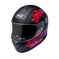 Capacete Fly Drive 2 HG Loko Preto Fosco/Color - Segurança e Estilo para sua Moto - imagem 3
