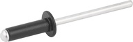Rebite de Repuxo Preto 4,8mm x 10mm Nove54: Fixação Forte e Durável (50 Peças) - imagem 3