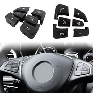 Botão de Volante para Mercedes Benz Classe C & GLC (2014-2019) - Controle de Áudio e Voz (Esquerdo, Preto) - imagem 1