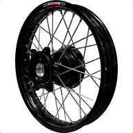 Kit Roda Completa Bros 125/150/160 Alumínio Preto - Raio Inox e Cubo + Rolamentos/Espelhos - imagem 4