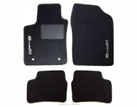 Kit Tapete Carpete Hyundai HB20 2013-2019 Preto Premium com Bordado HD - imagem 1
