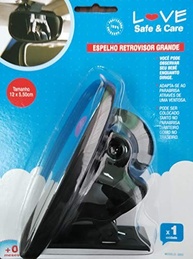Espelho Retrovisor Baby Love Preto: Tranquilidade para Você e Segurança para o Bebê - imagem 2