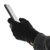 LUVA TÉRMICA TOUCH SCREEN SOLSTICE SOLO PRETO - Unissex - Preto - M - imagem 3