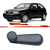 Manivela Vidro Manual Metal Preto - Gol G2, Parati G2, Saveiro G2 (2 Portas) - Lado Direito/Esquerdo - imagem 1