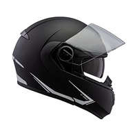 Capacete Articulado Peels U-Rb2 Classic Preto Fosco/Prata - Segurança e Estilo para Sua Moto - imagem 4