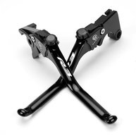 Alavancas de Freio e Embreagem MOWOK CNC para Yamaha R3 (2015-2025) - Preto Ajustáveis - imagem 5