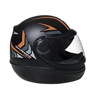 Capacete San Marino Speed One Preto Fosco e Laranja: Segurança e Estilo para Sua Pilotagem - imagem 5