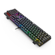 TECLADO MECANICO GAMER REDRAGON SINDRI RAINBOW PRETO - imagem 5