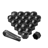 Kit 20 Capas Protetoras para Porcas de Roda 19mm - Preto | AuMoHall - imagem 2