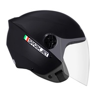 Capacete EBF Spark Jet Solid Preto Fosco 58: Estilo, Segurança e Conforto para Você! - imagem 1