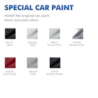 Tinta de Retoque para Carro Porsche 041 Preto - Reparo Impecável e Fácil Aplicação - imagem 3