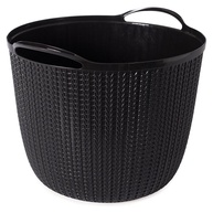 Organize com Estilo: Conjunto Banheiro & Lavanderia Trama Preto - imagem 2