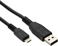 Cabo PC-USB3004 Preto - USB para Micro USB 2.0 3 Metros, Taxa de Transferência até 480 Mbps - imagem 1