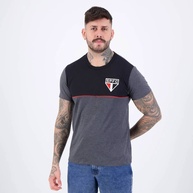 Conjunto São Paulo: Camisa e Bermuda (Preto/Cinza) - imagem 2