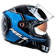 Capacete Peels Icon Force Preto/Marine: Segurança e Estilo com Óculos Interno Integrado - imagem 5