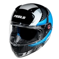 Capacete Peels Icon Force Preto/Marine: Segurança e Estilo com Óculos Interno Integrado - imagem 3