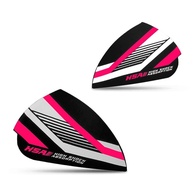 Orelhas Laterais Pro Tork Attack Evo Fosco Preto/Rosa: Estilo e Proteção para Seu Capacete! - imagem 1
