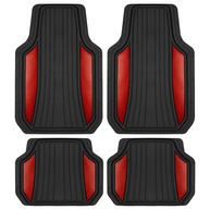 Tapetes de Carro Motor Trend Pretos e Vermelhos: Proteção Total e Estilo Esportivo - imagem 1