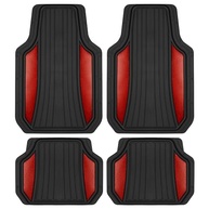 Tapetes de Carro Motor Trend Pretos e Vermelhos: Proteção Total e Estilo Esportivo - imagem 2